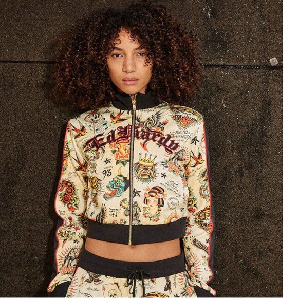 NWT  ED HARDY Y2K Track Jacket Multicolor - Picture 3 of 12
